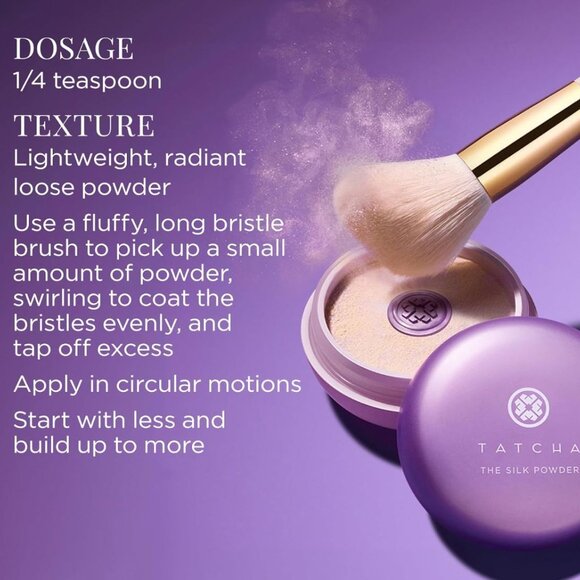 2X Tatcha The Silk Powder 2.0g/0.7 oz. Full Size NIB - Picture 6 of 6